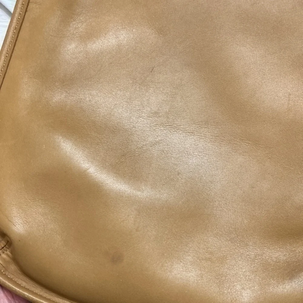 Coach tan leather vintage slim hippie bag 9135 - Picture 5 of 16